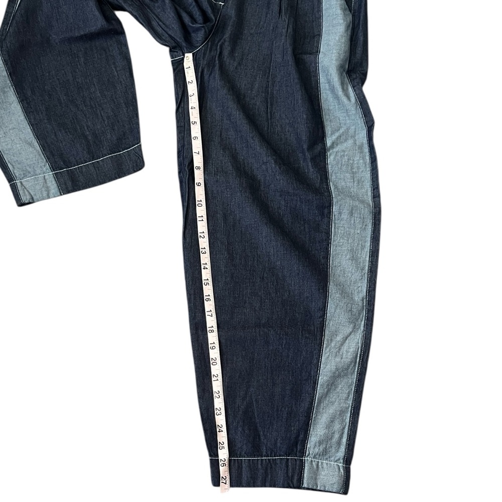 NWT SKFK Aralar GOTS Raw Denim Lightweight Blue High Waist Pants EU 38 | US 6 - Picture 11 of 14